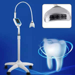 Dental Mobile Bleaching Lamp Teeth Whitening Machine Cold LED Light Touch Screen - Picture 1 of 12