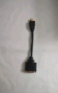 HDMI to DVI Cable Adapter - Female DVI-I Dual Link to Male HDMI Converter - 6" - Picture 1 of 1