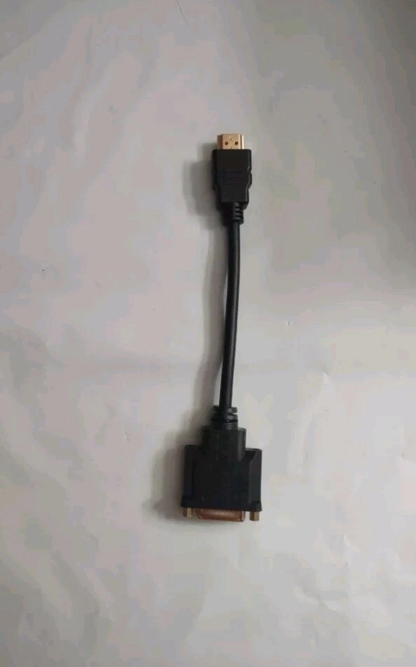 HDMI to DVI Cable Adapter - Female DVI-I Dual Link to Male HDMI Converter - 6" - Image 1 of 1