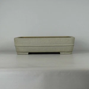 Used Tokoname Bonsai Pot by Seizan – Medium Pot with Central Band – 38cm (15in) - Picture 1 of 6