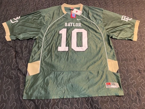 NWT Vtg Nike ROBERT GRIFFIN III RG3 Baylor Bears Jersey Size Mens 3XL XXXL Cover