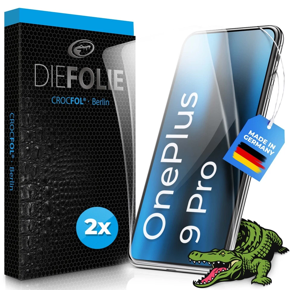 Crocfol DIEFOLIE für OnePlus 9 Pro  - 2 St. Premium Displayschutzfolien - Bild 1 von 4