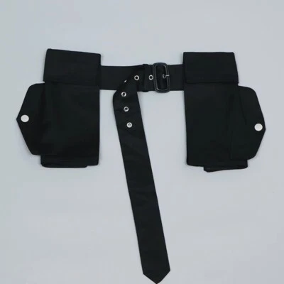 Coreano Mujer Moda Multifuncional Bolsillos Grandes Cinturón Cintura Bolso Foto 1 de 4