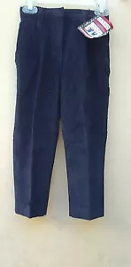 Dennis uniform corduroy pants girls size 6x Navy Union Made in the U.S.A. - Picture 1 of 4