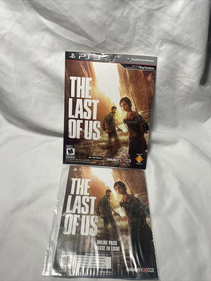 PlayStation 3 The Last of Us Not for Resale cardboard sleeve version PS3