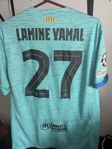 FC Barcelona Lamine Yamal Soccer Jersey 2023-24 Third Authentic Nike Kit Men XL - Picture 1 of 5
