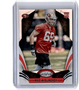 2018 Panini Certified #196 Mike McGlinchey Mirror Silver RC /499 - Bild 1 von 2