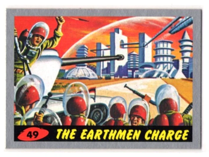 2012 TOPPS MARS ATTACKS HERITAGE 50th Anniversary Silver Parallel Chase Card #49 - Image 1 of 1
