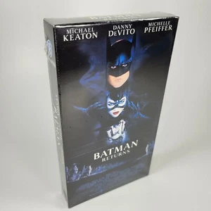 Batman Returns (SEALED VHS, 1992 Ultra Rare Gift Set First Print) Watermark NM/M - Imagen 1 de 9