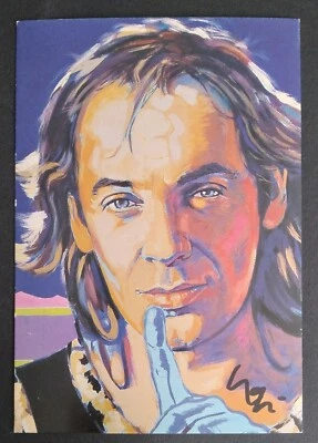 Udo Lindenberg AK "Sündenknall" Polydor 1985 original handsigniert ungeklebt Rar - Bild 1 von 2