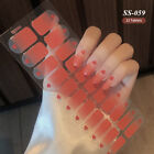 1 Blatt Glitter Nagel Aufkleber Valentinstag Full Cover Aufkleber für Nail Art