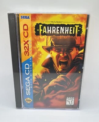 Fahrenheit Sega CD / 32X Factory Sealed Brand New Game W/ Hang Tab Mint !! - Image 1 of 4