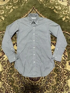 Thom Browne New York Oxford Checked Slim Fit Shirt - Picture 1 of 9