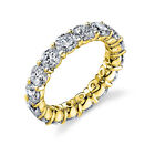 3.00 Ct DIAMOND 14K SOLID YELLOW GOLD ETERNITY BAND RING