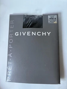 Givenchy Pret-A-Porter Pantyhose JET BLACK Size C/D Style 30510 Open Box Unused - Picture 1 of 5