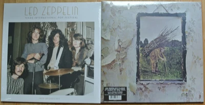 LED ZEPPELIN Texas Int Pop Festival '69 2-LP + Led Zeppelin IV LP 180gVinyl Gate - Image 1 of 2