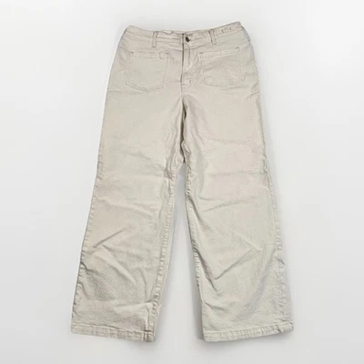 Женские джинсы MADEWELL размер 32 цвет слоновой кости идеальные винтажные широкие нашивки карманы - Изображение 1 из 4