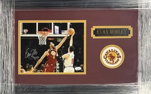 Evan Mobley Signed Autographed Cavaliers 8x10 Photo Custom Framed JSA COA - Picture 1 of 3