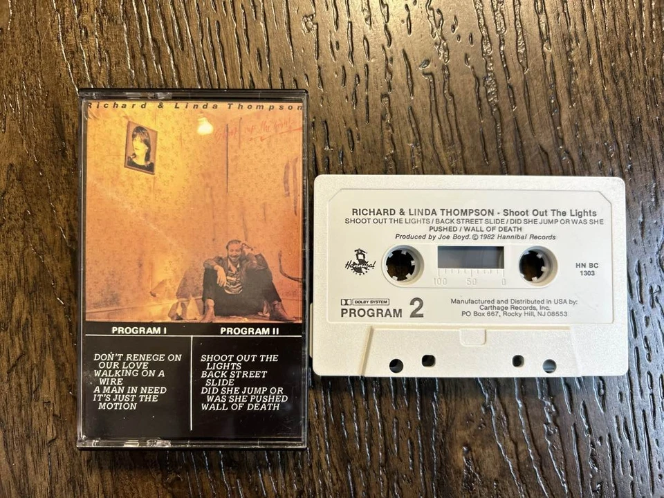Richard & Linda Thompson Shoot Out The Lights Cassette HN BC-1303 VG+++ Foto 1 de 2