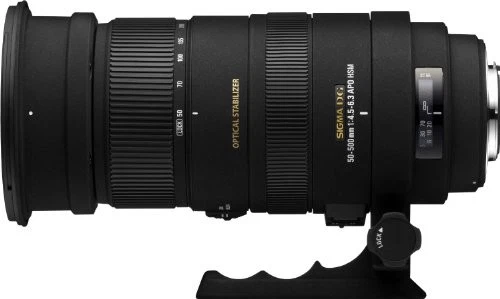 Sigma 50-500mm f/4.5-6.3 APO DG OS HSM SLD Ultra Telephoto Zoom Lens for Nikon - Image 1 of 1