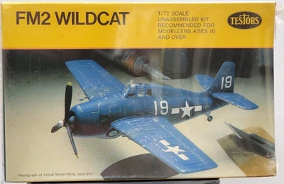 Grumman FM2 Wildcat Testors 1:72 1978 NEW FACTORY SEALED ***US Seller*** - Image 1 of 4