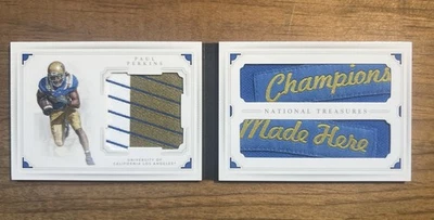 2016 National Treasures Collegiate Prime Team Slogan Booklet Paul Perkins /5 - Image 1 of 4