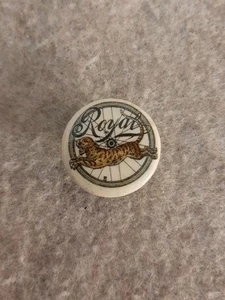 Vintage Tiger Celluloid Lapel Pin Button Royal Enfield Bicycles England Cycles - Picture 1 of 5