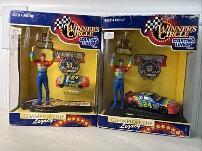 JEFF GORDON NASCAR 1997 & 1998 WINNERS CIRCLE STARTING LINEUP CHAMPION LEGACY - Image 1 of 4