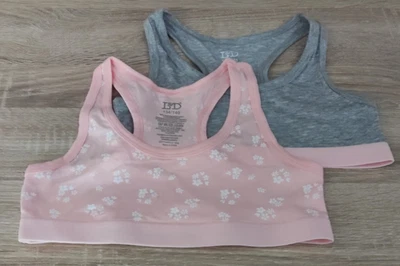 LILY & DAN 2 Stück Mädchen Bustier grau rosa NEU