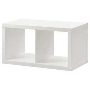 IKEA KALLAX Regal weiß 77x41cm Aufbewahrung Bücherregal Vitrinenregal Organizer - Bild 1 von 4