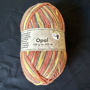 Opal Rainforest Sock Yarn #1611, Schlange The Snake, 75% Wool 25% Nylon, 464 Yds - Picture 1 of 8