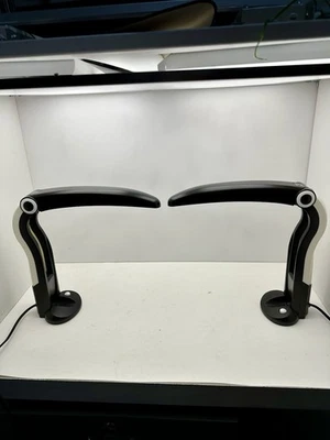 Pair Of Vintage White and Black Toucan Folding Desk Lamp Tested TCP Matched Pair - Image 1 of 4