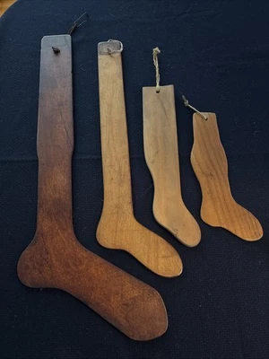 Antique Stocking Stretchers Set Of (4) Two Stamped Jos. T. Pearson & Sons - image 1 of 3