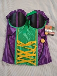 Corset DC COMICS Villains COSPLAY Cartoon TV Movie BUSTIER Large COSTUME - Picture 1 of 6