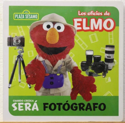 Plaza Sesamo Los Oficios de Elmo Cuando Crezca Sera Fotografo Book BRAND NEW - Image 1 of 2