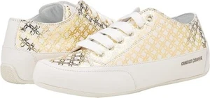 CANDICE COOPER Rock Chic White / Gold Shiny Design Shoes Size UK 9.5 / 42 EU - Picture 1 of 4