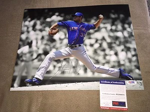 STEVEN MATZ NEW YORK METS SIGNED 11X14 PHOTO PSA DNA COA AUTO ROOKIE GRAPHS 4 - Picture 1 of 1