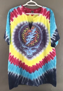Gildan Grateful Dead Summer Tour Tshirt Tie Dye Tee XL Skull G - Picture 1 of 8