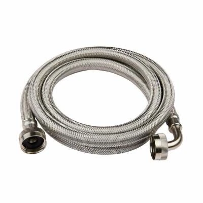 EFIELD 4-FT Length Washing Machine Hose with 90 Degree Elbow, Hot or Cold Water - Image 1 of 4