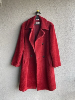 Rare Max Mara Alpaca Coat Red Women’s Size 36 - Image 1 of 4