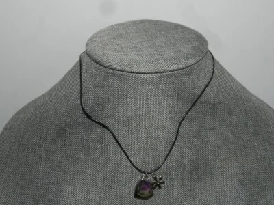 Colar de lascas de ametista genuína carrossel joias Lia Sophia 15-18" - Imagem 1 de 2