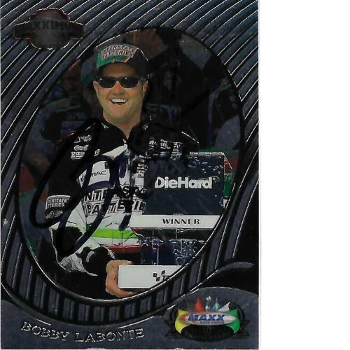 BOBBY LABONTE SIGNED 1998 MAXX 10TH ANNIVERSARY RACING #P18 - NASCAR - Image 1 of 1