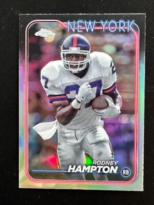 2024 Topps Chrome - RODNEY HAMPTON #144 - Chrome Refractor - GIANTS - Picture 1 of 2