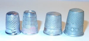 LOTE MIXTO DE 4 DEDALES METÁLICOS ANTIGUOS VINTAGE ALEMANIA  - Imagen 1 de 5