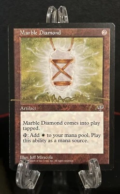 Marble Diamond Mirage Artist Proof Signed by Jeff Miracola Magic MTG LP AP - Image 1 of 2