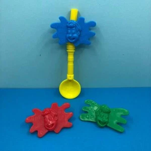 Vintage Kelloggs Rice Crispies Snap Crackle Pop Slurperoon Cereal Premium 1990s - Picture 1 of 5