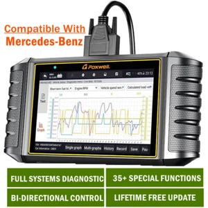 FOXWELL for BENZ Bidirectional Car OIL Reset OBD2 Scanner Diagnostic Key Coding - Picture 1 of 15