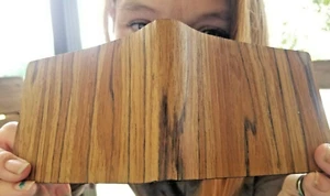 OLIVE WOOD Wallet bi-Fold Men Bill fold Slim ERGO UNIQUE HIPSTER NEW Authentic - Picture 1 of 12