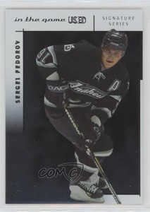 2003-04 In the Game-Used Signature Series Sergei Fedorov #51 HOF