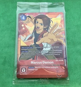Digimon TCG Marcus Damon BT4-092 Box Topper Promo Sealed - Picture 1 of 2